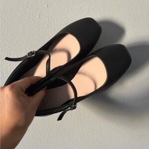 SHEIN Black Mary Jane Flats